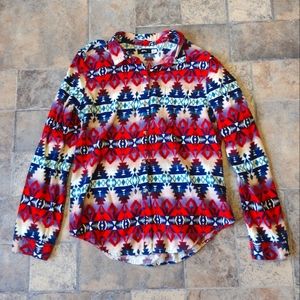 BDG aztec flannel shirt size large